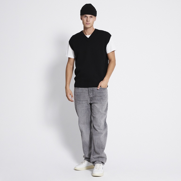 Fine-knit vest "Victor" Black